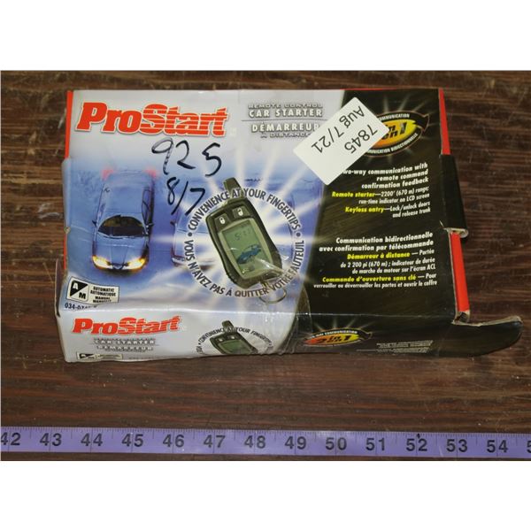 New Pro Start Remote Car Starter