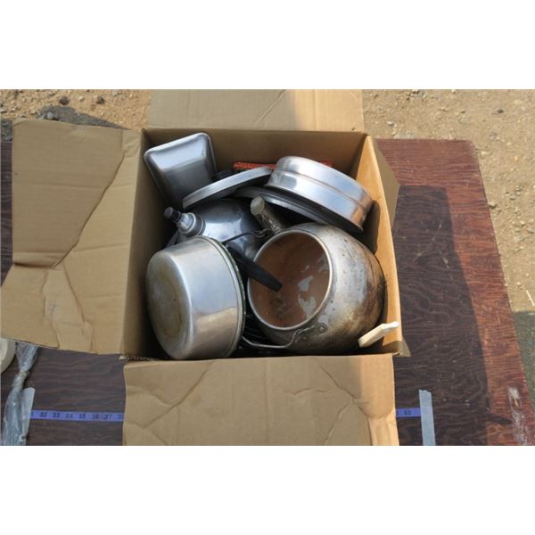Lot of Camping Pots & Pans