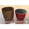 Image 1 : 2 Flower Pots 13" Diameter