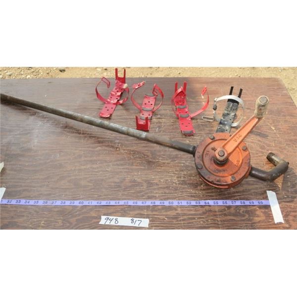 Barrell Pump + Fire Extinguisher Brackets