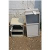 Image 1 : 2 Roll Door Storage Cupboards 33"×15"×14" & 18"×17"×15"