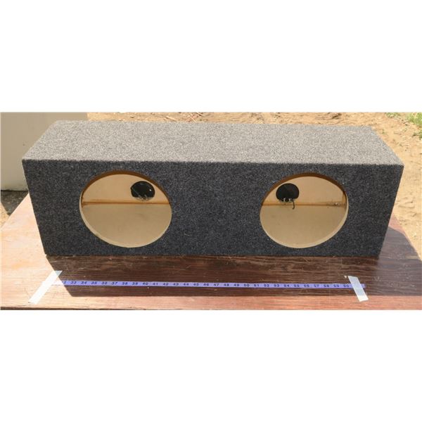 Dual Subwoofer Enclosure 36"×11"×11"