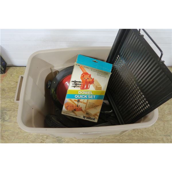 Dowel Set, Caulking Gun, Saw Blade