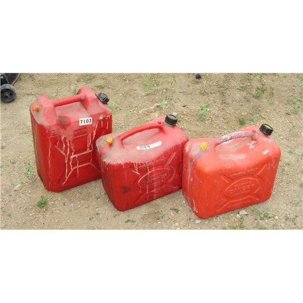 3 jerry cans