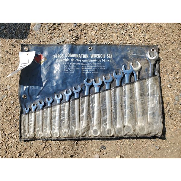 Brico 14 pc combination wrench set