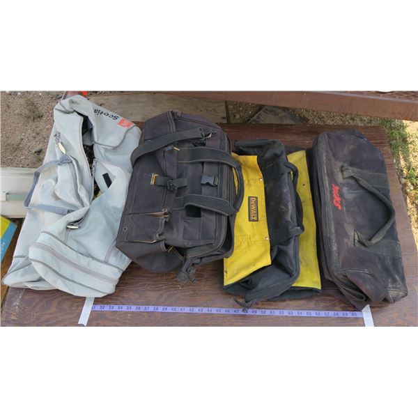 Lot of Tool Bags + Rope