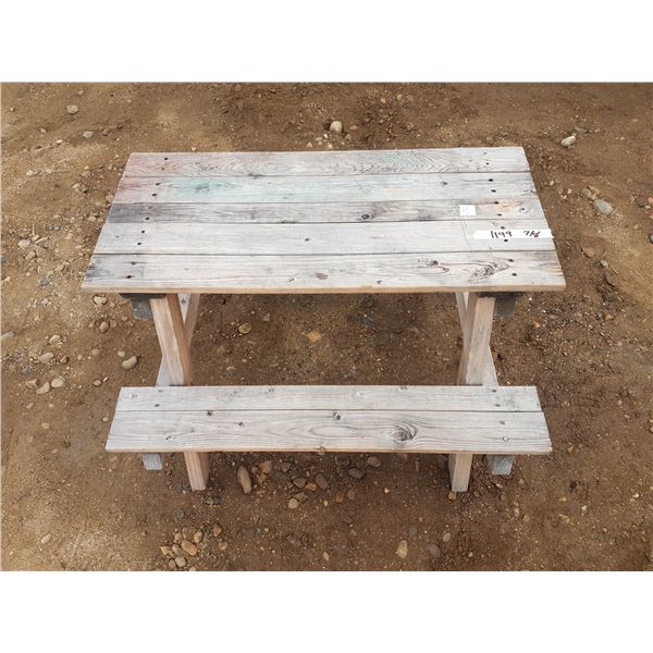 Children's Picnic Table / Plant Stand 36 X 36 X 22 Inch