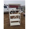 Image 4 : 2 Metal Shelves 33 X 14 X 67 Inch & 30 X 14 X 59 Inch