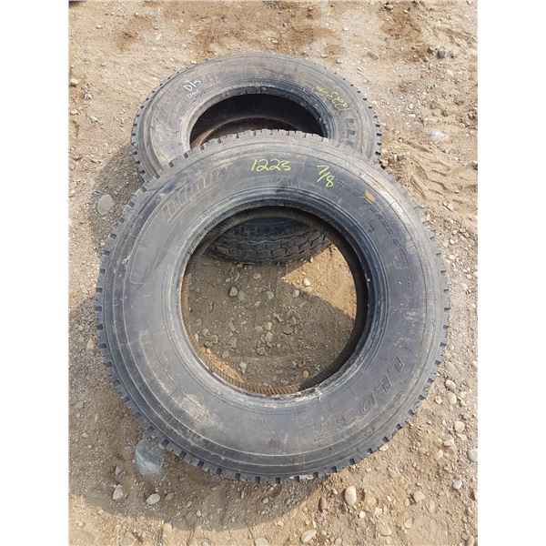 2 X Infinity 295/75/R22.5