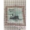 ORIGINAL SOUVENIR HANDKERCHIEF FROM THE T.S.S LETITIA