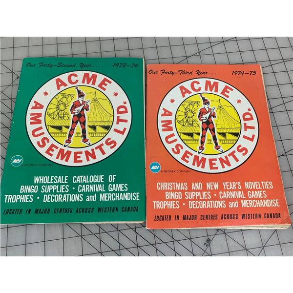 1979s ACME AMUSEMENTS CATALOGUES