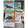 Image 3 : HORSE RELATED UNUSED BOOKS AND COLORING BOOKS