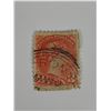 Image 1 : 1873 SMALL QUEEN 3c CANADIAN POSTAGE STAMP