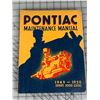 Image 1 : 1949-50 PONTIAC 2000-2200 SERIES MAINTENANCE MANUAL