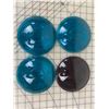 Image 1 : VINTAGE RAILWAY LANTERN LENSES PLASTIC