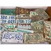 Image 1 : LOT OF VINTAGE LICENCE PLATES