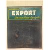 Image 1 : MACDONALDS EXPORT CIGARETTES CHALKBOARD ADVERTISING SIGN 43" x 28"
