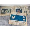 Image 1 : 1969 MOON WALK NEWSPAPERS