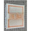 Image 2 : VINTAGE SHARE STOCK CERTIFICATE TWAY SASK COMMUNITY HALL