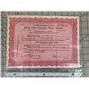 Image 1 : VINTAGE SHARE STOCK CERTIFICATE JAHALA LAKE URANIUM MINE