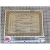 Image 1 : VINTAGE SHARE STOCK CERTIFICATE LA RONGE URANIUM MINES