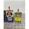 Image 2 : LOT OF HANDY OILER VINTAGE OIL CANS