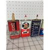 Image 3 : LOT OF HANDY OILER VINTAGE OIL CANS