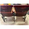 Image 4 : ANTIQUE THEATRE SEATS