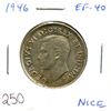 Image 1 : 1946 Silver 50 Cents. EF-40. Nice.