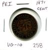 Image 1 : Prince Edward Island 1871 One Cent. The complete collection. The only pre-Confederation coin struck 