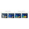 Image 1 : Top Strip of 4 1981 Canada Day Map 17 Cent Stamps that show the evolution of Canada: 1867 (Ont, Que,