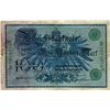 Image 2 : German Empire 1908 100 Mark Reichsbanknote. High denomination 113-year-old note. P-34. F.