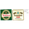 Image 1 : Lot of 2 Canadian Beer Labels. Heidelberg & Kronenbrau. New.