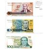 283  Lot of 3 notes from Brazil. Banco Central do Brasil. 19861988 50 Cruzados, 19861988 100 Cruzados, 