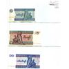 Image 1 : Lot of 3 Myanmar 1996 notes. They include 1 Kyat, 5 Kyats, 10 Kyats. P-69, P-70 & P-71. Formerly cal