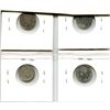 Image 2 : Lot of 4 Newfoundland Silver 5 cents, all issued during World War II. 1940c, 1941c, 1943c & 1945c. A