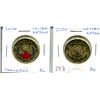 Image 1 : Lot of 2 2020 Canadian United Nations Loon Dollars. Includes Colourized and Regular. Both BU, from a