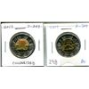 Image 1 : Lot of two 2019 D-Day Toonies. Includes Colourized and Regular. Both BU, from a Mint Roll.