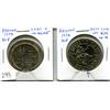 Image 1 : Lot of two 1973 Regina 50 Cents Trade Dollar Varieties. Includes Long E in HOME & Hoof Over First Ba