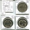Image 1 : Lot of 3 1968 Regina Trade Dollar Varieties. Includes Large Date Magnetic; Small Date Magnetic; & 19