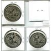 Image 2 : Lot of 3 1968 Regina Trade Dollar Varieties. Includes Large Date Magnetic; Small Date Magnetic; & 19