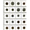 Image 1 : Lot of 20 coins from Belgium (includes 1863 2 centimes and VF+ 1938 2 centimes) and Netherlands incl