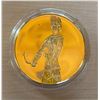 Image 1 : Snake Goddess. From the Ancient Greece medals series. A beautiful gold-plated bronze medal measuring