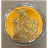Image 1 : Laocoon. From the Ancient Greece medals series. A beautiful gold-plated bronze medal measuring 50mm 