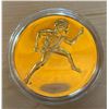 Image 1 : Jockey. From the Ancient Greece medals series. A beautiful gold-plated bronze medal measuring 50mm i
