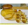 Image 4 : Retro punch bowl set wirth 7 glasses & 1 ladle