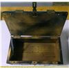 Image 2 : War era wood box, under the paint appears to read "Not to be opened until contents are required for 