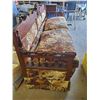 Image 3 : vintage couch w/ storage bench seats 78" wide