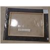 Image 1 : 10 professional framing mats, black w/ gold accent, window dimension 12 5/8x18 5/8"
