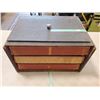 Image 1 : 3 drawer cassette holder, holds 240 - comes with 80 self-made tapes, mostly rock